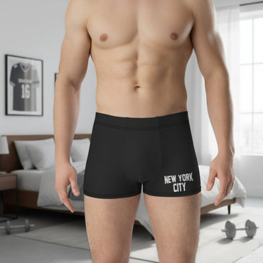 New York City Boxer Briefs (Black) - Chinchilla Choons