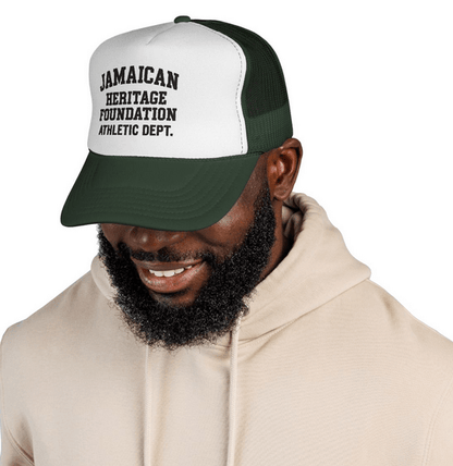 Jamaican Heritage Foundation Athletic Dept. Trucker Cap - Chinchilla Choons