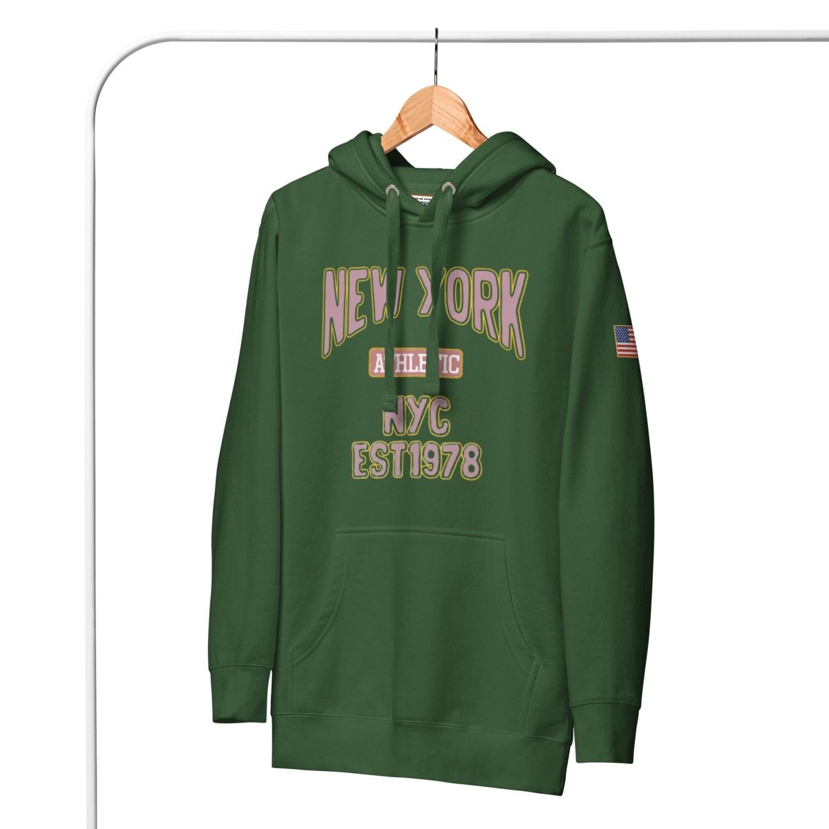 New York Athletic Premium Unisex Hoodie - Chinchilla Choons