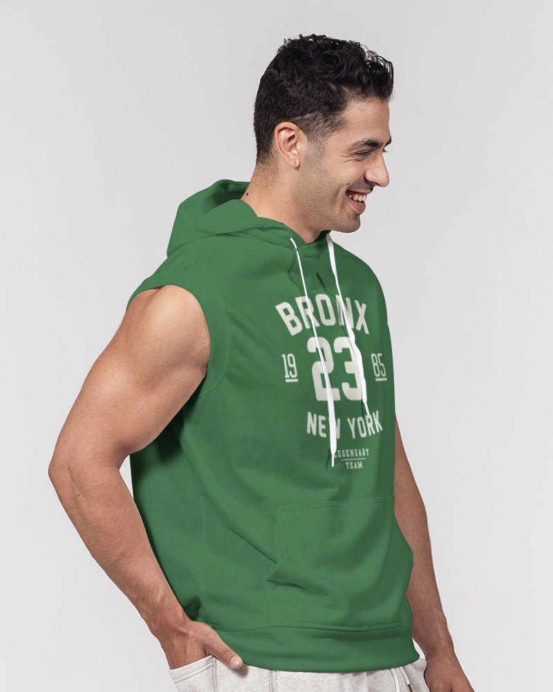 Bronx Varsity Heavyweight Sleeveless Hoodie - Chinchilla Choons