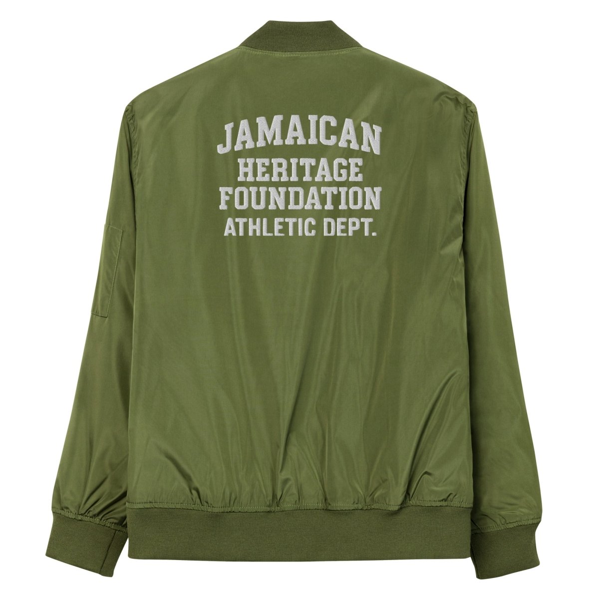 Jamaican Heritage Premium Mens Bomber Jacket - Chinchilla Choons