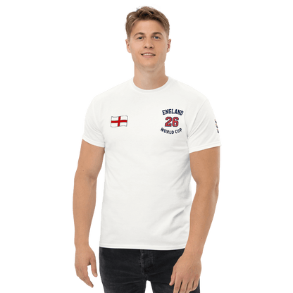 England World Cup 26 Unisex Classic Tee - Chinchilla Choons