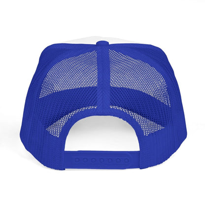 Miami Varsity Trucker Cap — South Florida Retro Mesh Hat - Chinchilla Choons