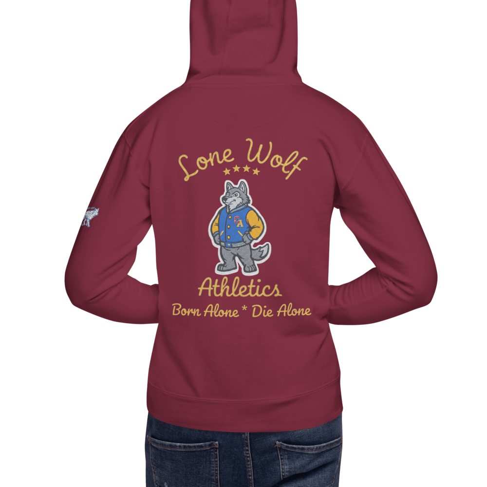 Lone Wolf Unisex Hoodie - Chinchilla Choons