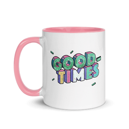 Good Times White Glossy Mug - Chinchilla Choons