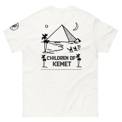 Children Of Kemet Unisex Classic Tee (White & Gold) - Chinchilla Choons