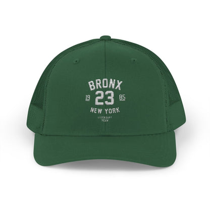 Bronx New York Embroidered Snapback Trucker Cap - Chinchilla Choons
