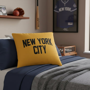 New York City Premium Pillow (Yellow/Black) - Chinchilla Choons