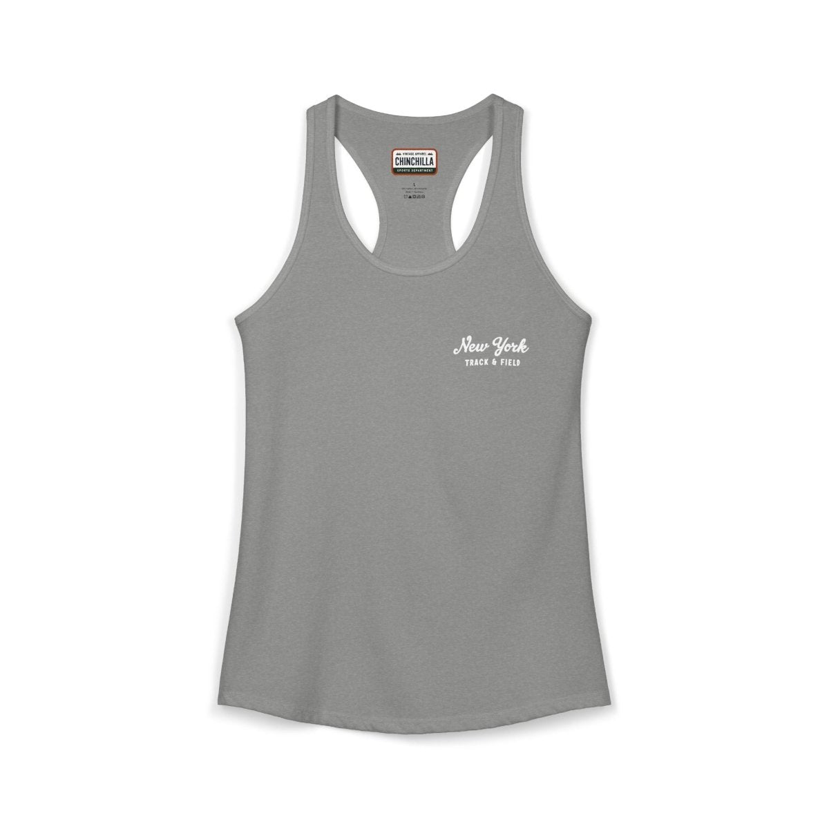 New York Varsity Women's Ideal Racerback Tank Top - Chinchilla Choons