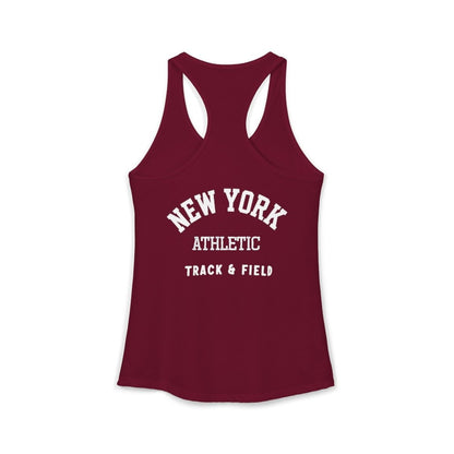 New York Varsity Women's Ideal Racerback Tank Top - Chinchilla Choons