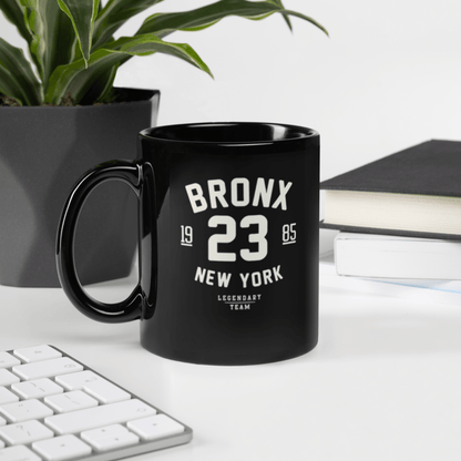 Bronx NY Black Glossy Mug - Chinchilla Choons