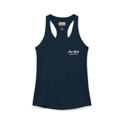 New York Varsity Women's Ideal Racerback Tank Top - Chinchilla Choons