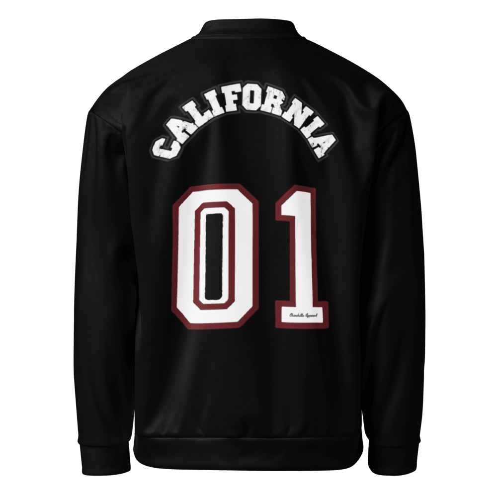 California Varsity Unisex Bomber Jacket - Chinchilla Choons