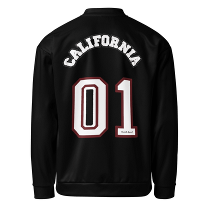 California Varsity Unisex Bomber Jacket - Chinchilla Choons