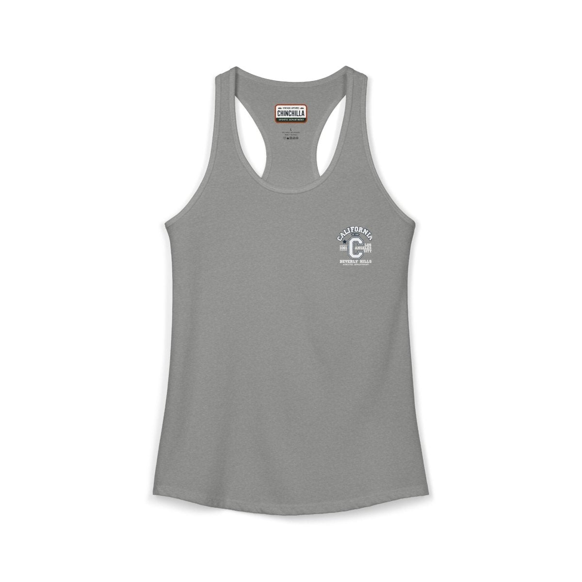 California Varsity Women's Ideal Racerback Tank Top - Chinchilla Choons