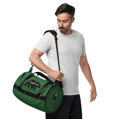 California Mascot Gym Bag (Green & Black) - Chinchilla Choons