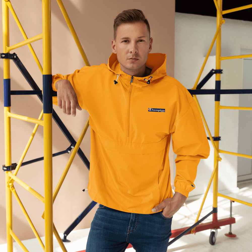 Champion Unisex Packable Anorak Jacket - Chinchilla Choons
