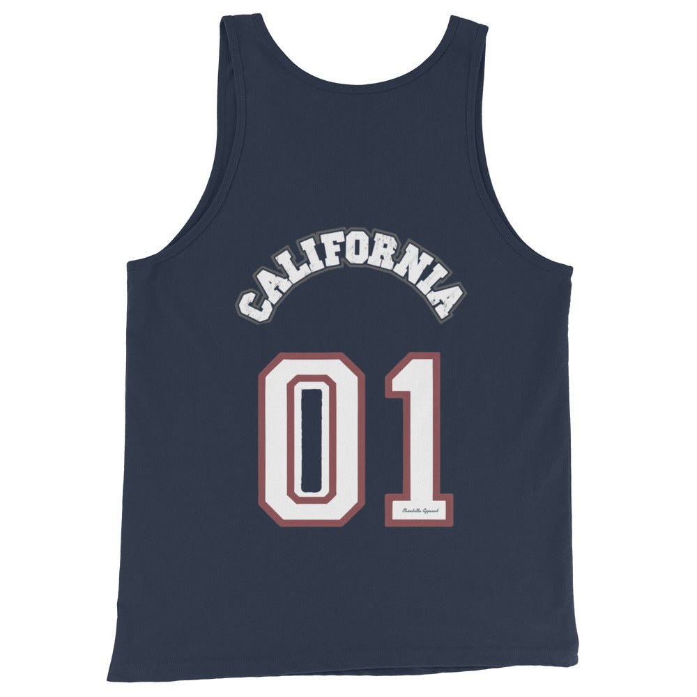California Varsity Men's Tank Top - Chinchilla Choons