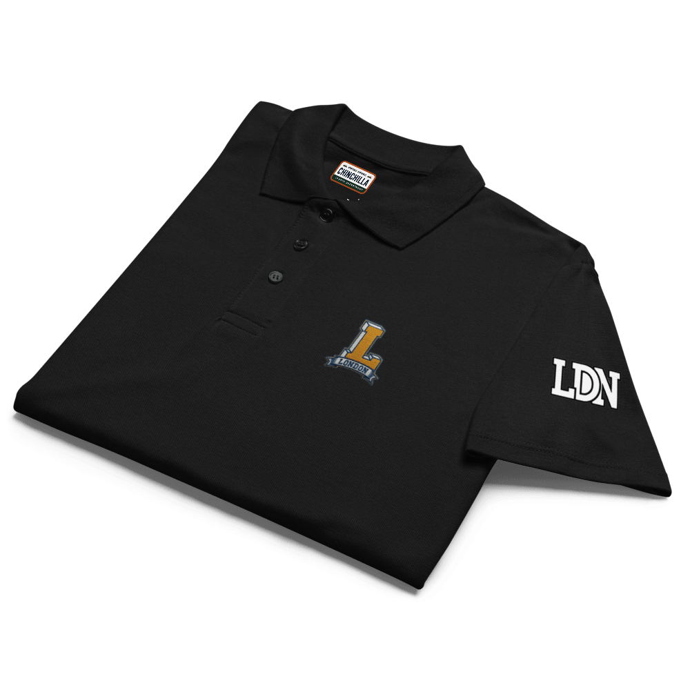 London Varsity Pique Polo Shirt - Chinchilla Choons