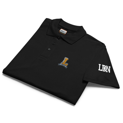 London Varsity Pique Polo Shirt - Chinchilla Choons
