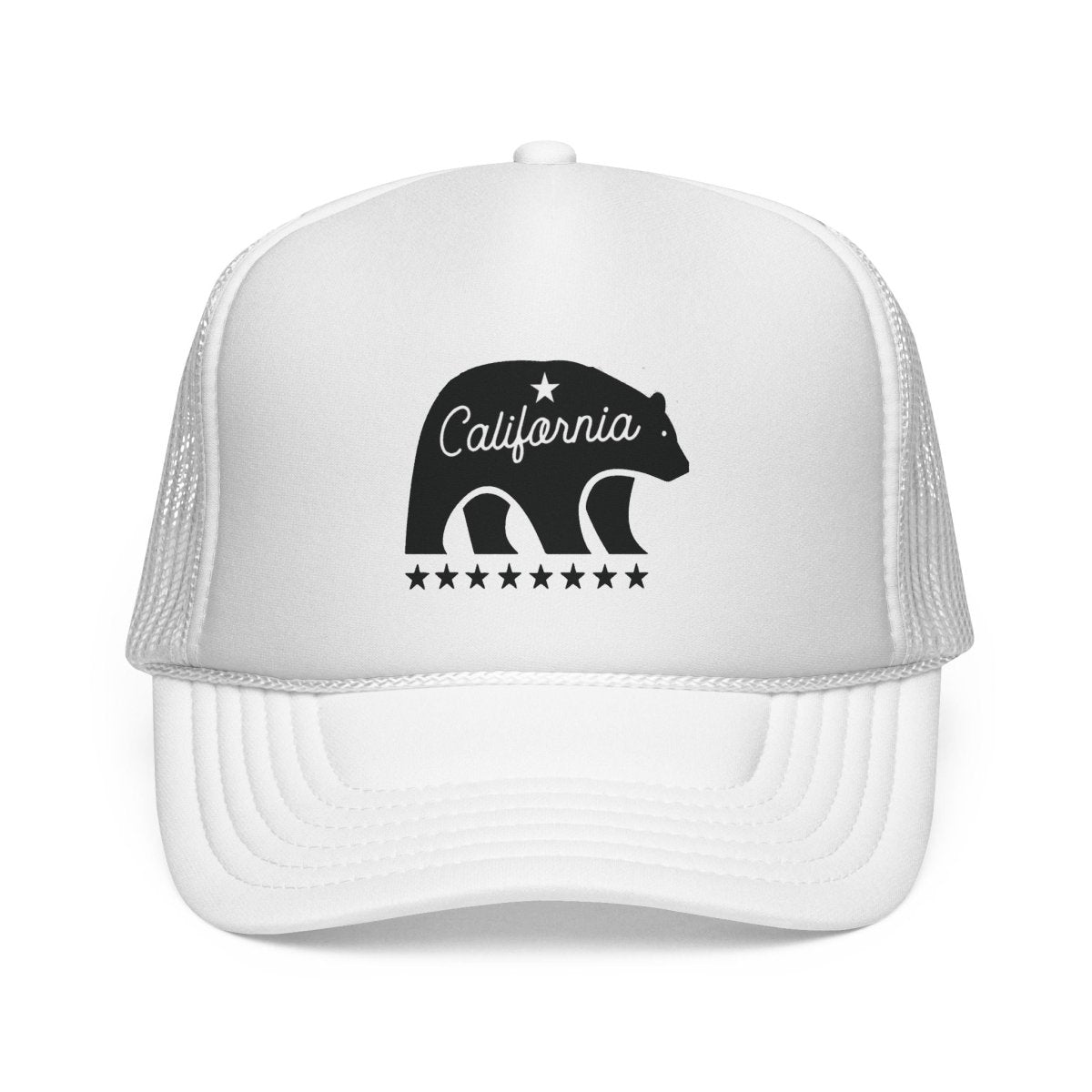 California Mascot Trucker Cap — Vintage State Pride Mesh Hat - Chinchilla Choons