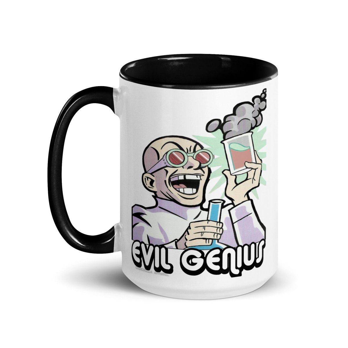 Evil Genius Ceramic Mug (White) - Chinchilla Choons