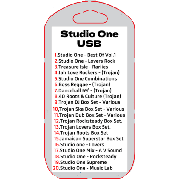 Studio One (Reggae) USB - Chinchilla Choons