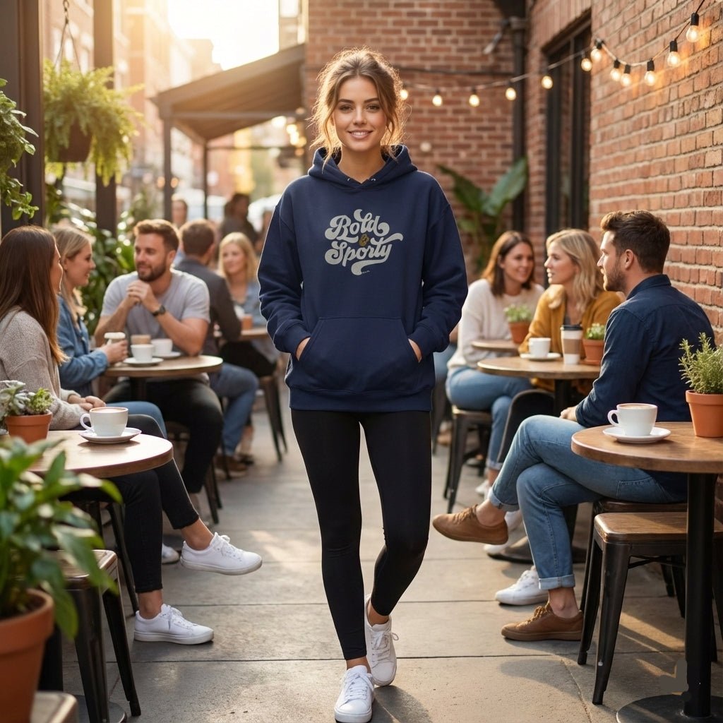 Bold & Sporty Women's Hoodie - Chinchilla Choons