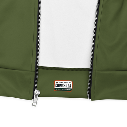 New York Unisex Bomber Jacket (Army Green) - Chinchilla Choons