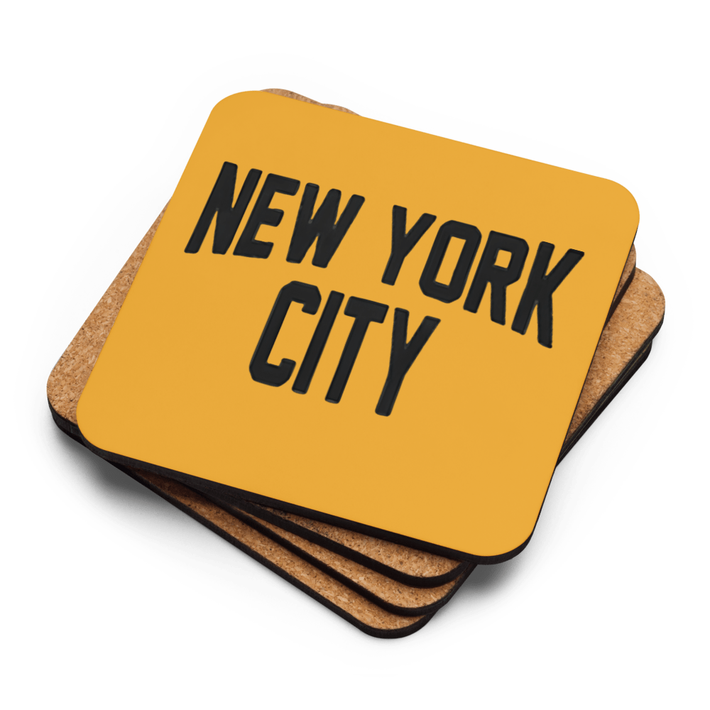 New York City Cork-back Coaster - Chinchilla Choons