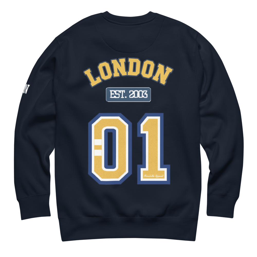 London Varsity Unisex Premium Sweatshirt - Chinchilla Choons