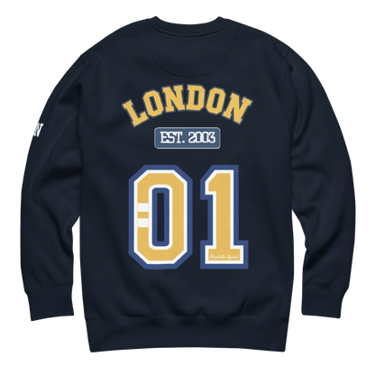 London Varsity Unisex Premium Sweatshirt - Chinchilla Choons