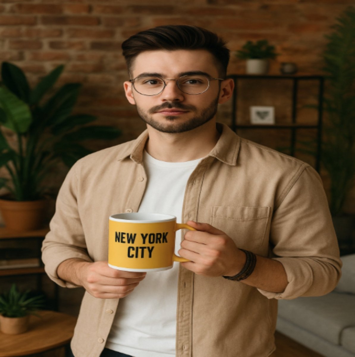 New York City Mug (Yellow/Black) - Chinchilla Choons