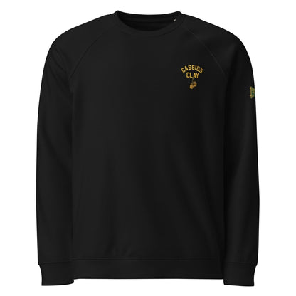 Cassius Clay Unisex Organic Sweatshirt - Chinchilla Choons