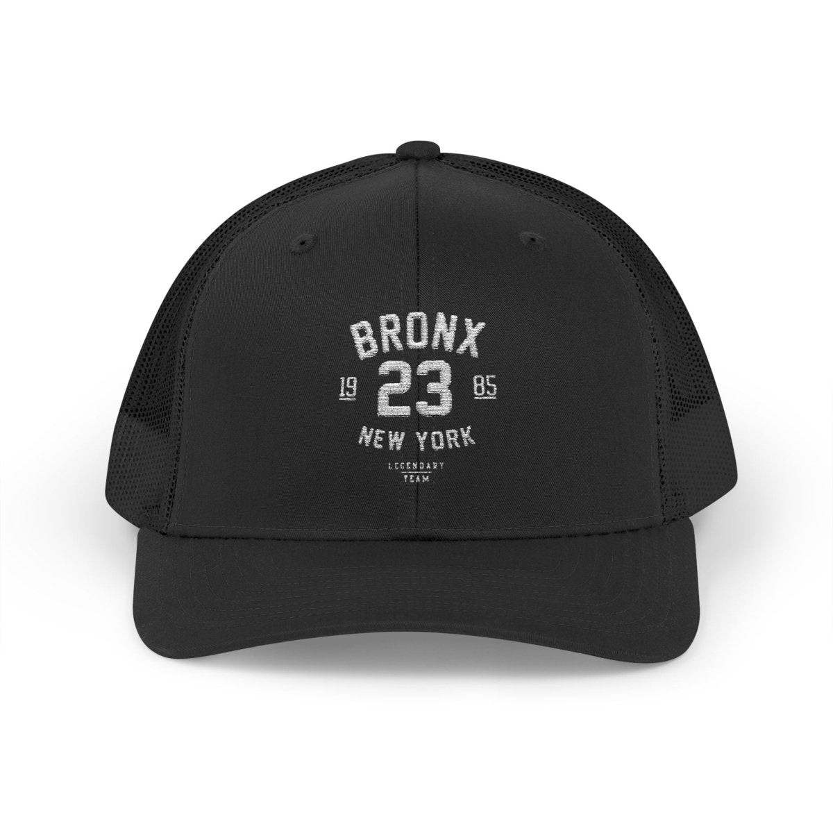 Bronx New York Embroidered Snapback Trucker Cap - Chinchilla Choons