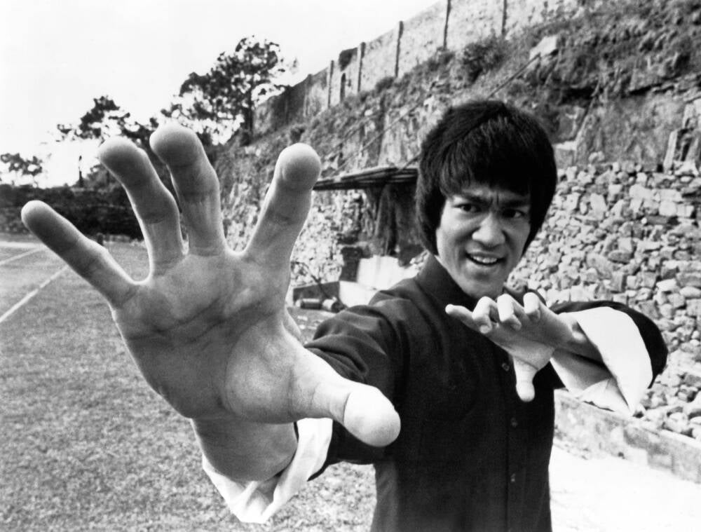 Bruce Lee Drawstring Bag - Chinchilla Choons
