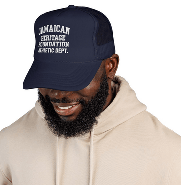 Jamaican Heritage Foundation Athletic Dept. Trucker Cap - Chinchilla Choons