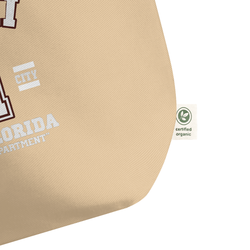 Miami Varsity Large Organic Tote Bag - Chinchilla Choons