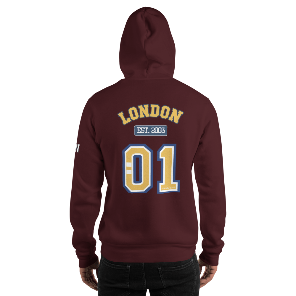 London Varsity Unisex Hoodie - Chinchilla Choons