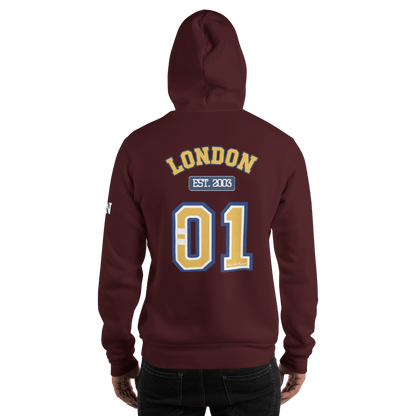 London Varsity Unisex Hoodie - Chinchilla Choons