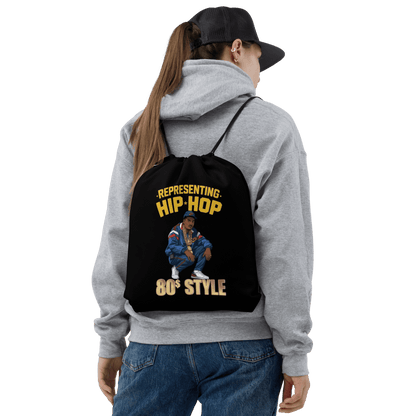 Representing Hip Hop Drawstring Bag - Chinchilla Choons