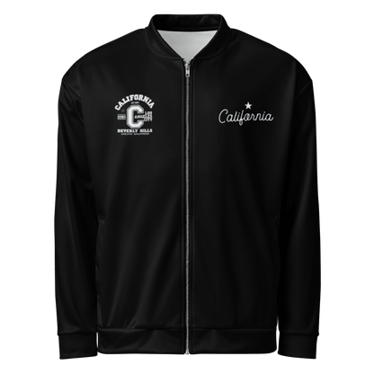 California Varsity Unisex Bomber Jacket - Chinchilla Choons