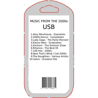 The Noughties USB | Music From The 2000s - Chinchilla Choons