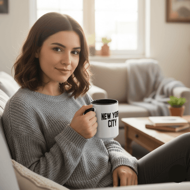 New York City Mug (Black & White) - Chinchilla Choons