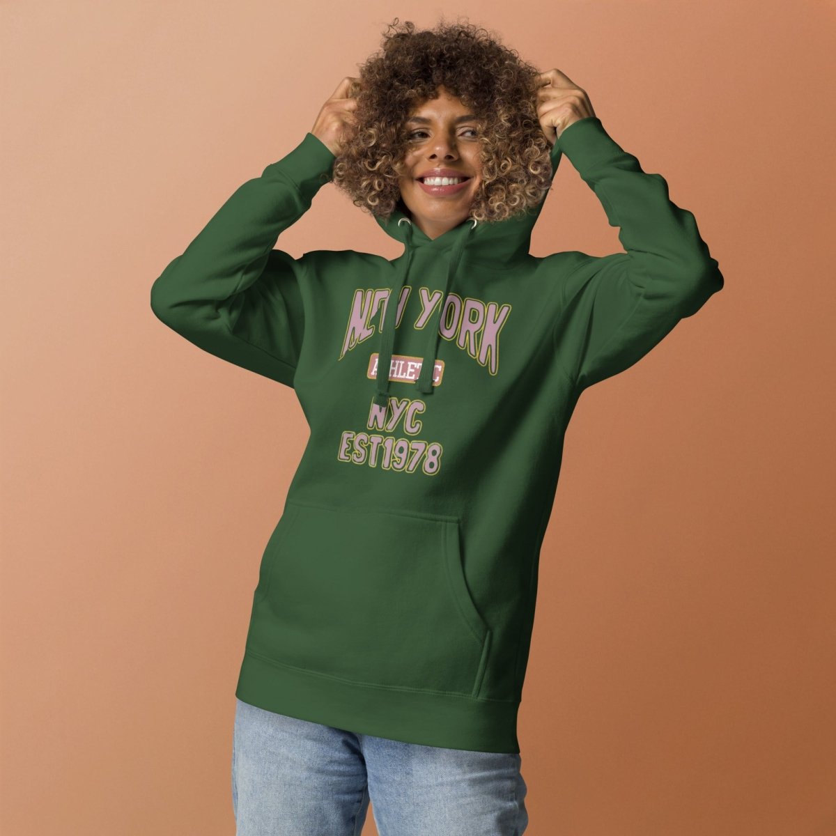 New York Athletic Premium Unisex Hoodie - Chinchilla Choons