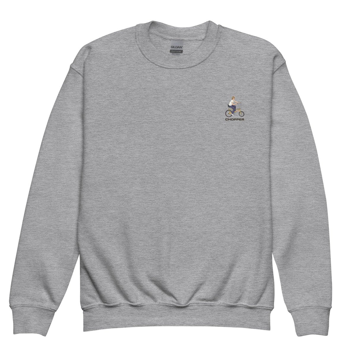 Chopper '75' Youth Crewneck Sweatshirt - Chinchilla Choons