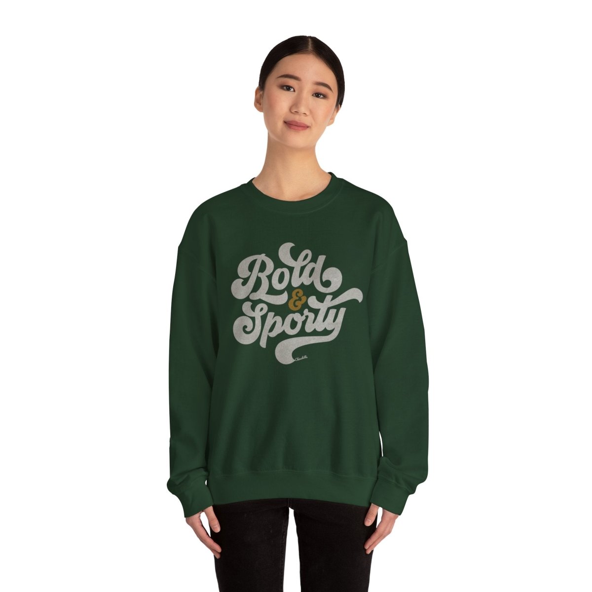 Bold & Sporty Women's Crewneck Sweatshirt - Chinchilla Choons