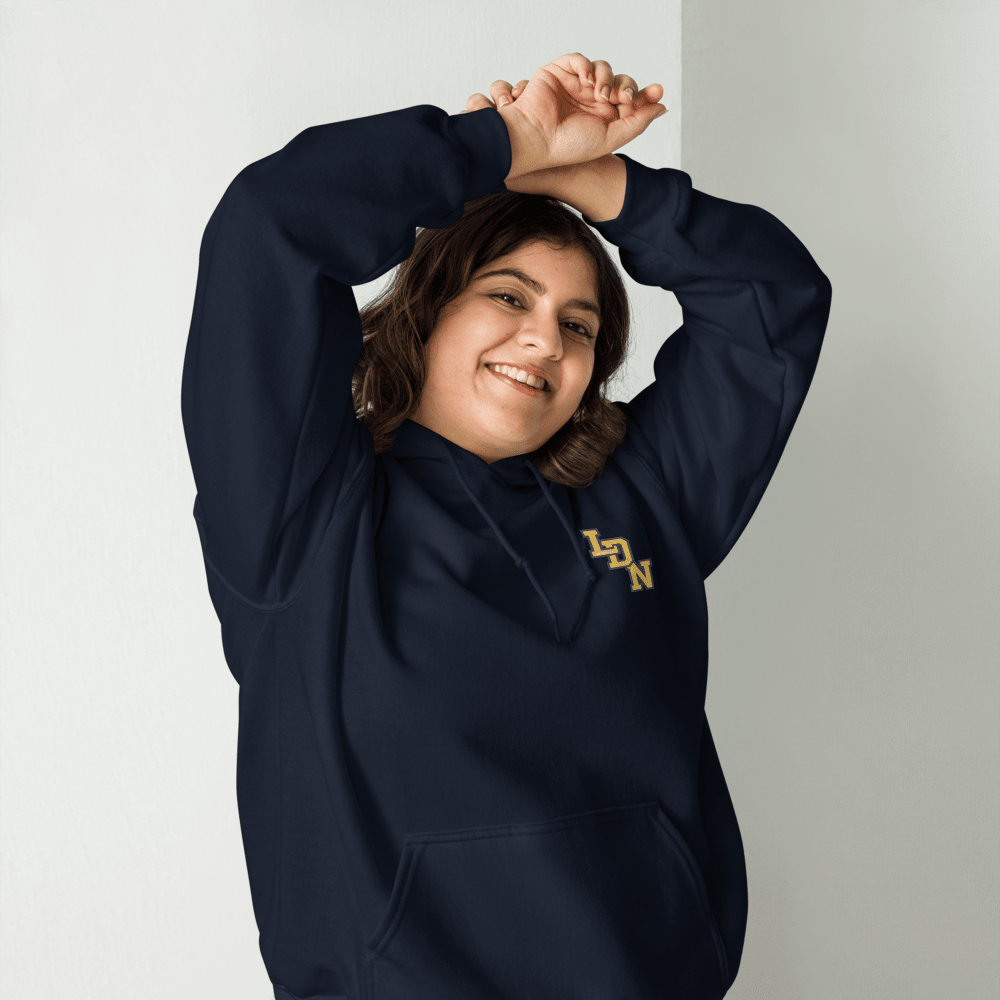 London Varsity Unisex Hoodie - Chinchilla Choons
