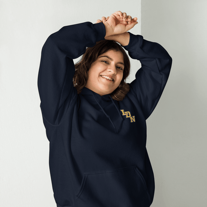 London Varsity Unisex Hoodie - Chinchilla Choons