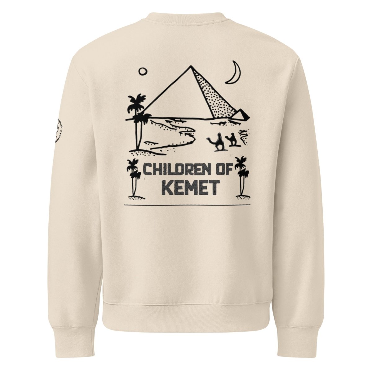 Children Of Kemet Oversized Heavyweight Sweatshirt - Chinchilla Choons